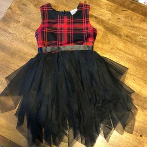 EUC Girls Dress Red & Black Buffalo Check SZ5